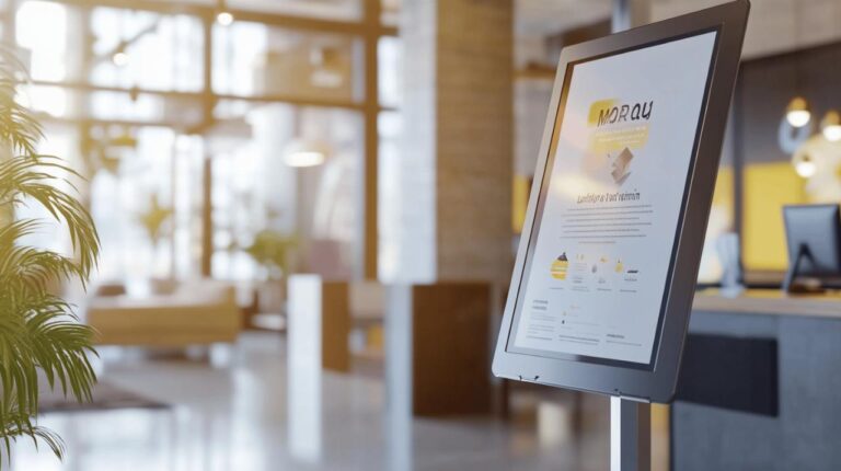Le porte-affiche professionnel : votre meilleur allie pour une communication visuelle impactante